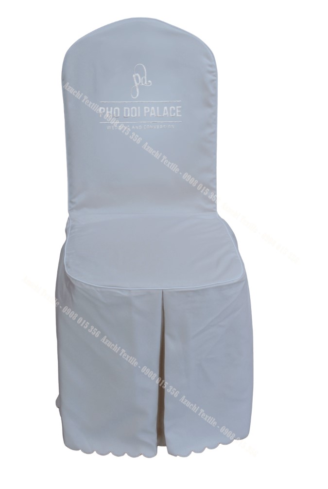 Áo ghế dệt logo theo yêu cầu -  Azuchi Textile