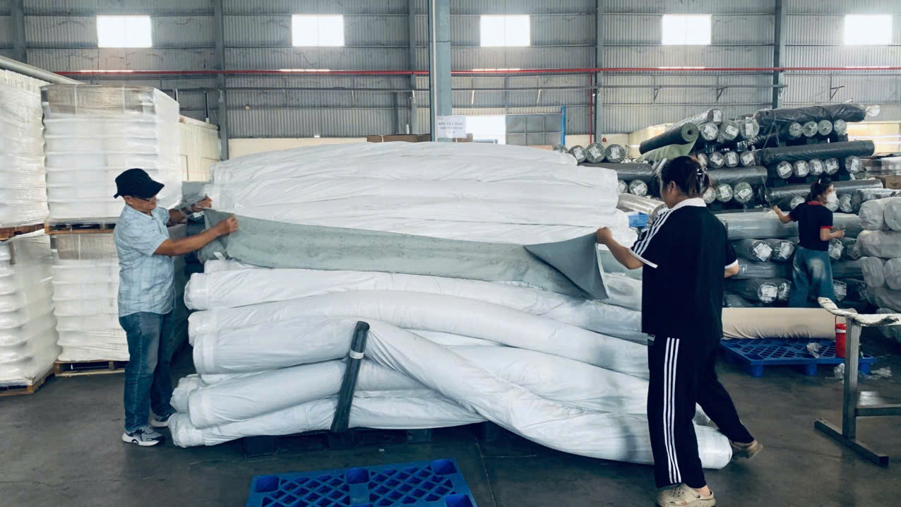 Gia công kháng khuẩn, chống cháy vải